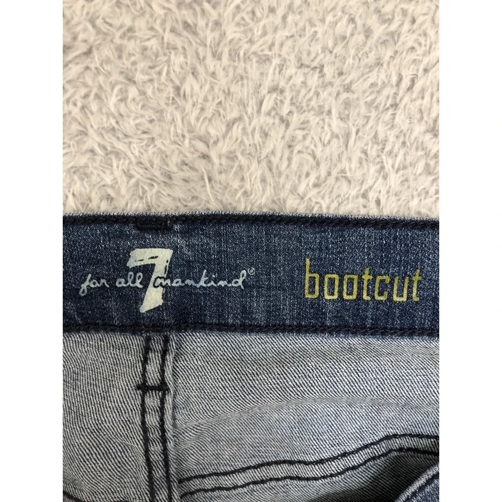 7 For All Mankind Jeans Mens 33x28 Blue Bootcut Denim